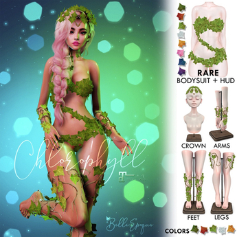 Second Life Marketplace - Belle Epoque { Chlorophyll } Feet Ivy Summer